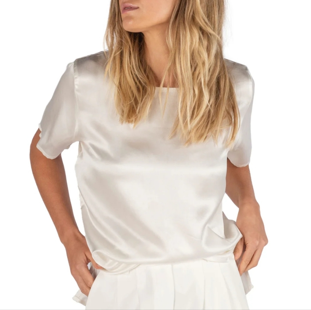 100% Silk Tee Shirt